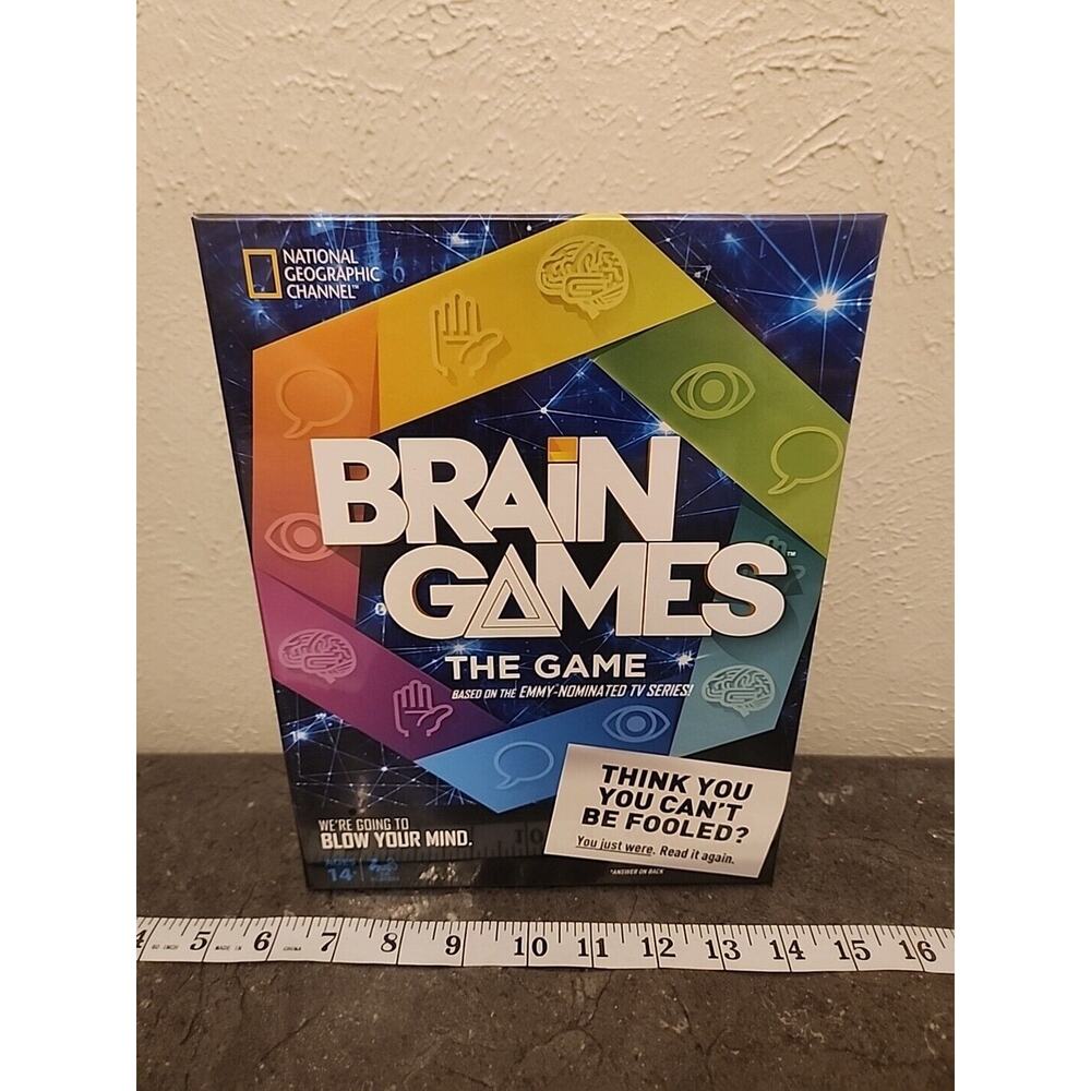 Brain Games Board Game - The‎ National Geographic Channel- Brand New Sealed